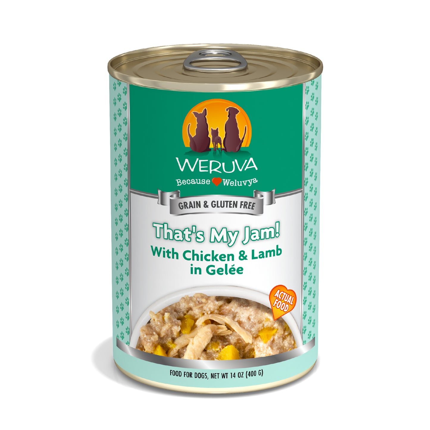 Weruva Classic Dog food 14oz Can Thats My Jam