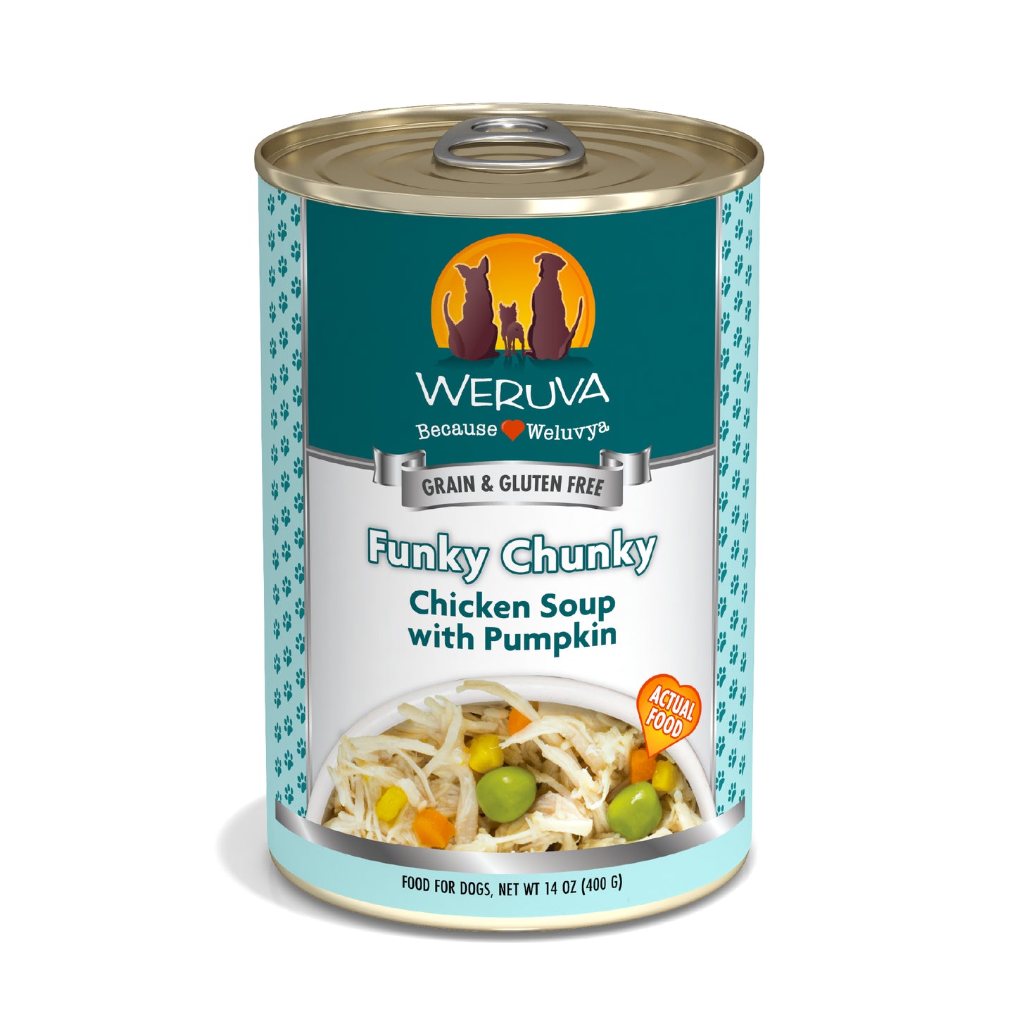 Weruva Classic Dog food 14oz Can Funky Chunky