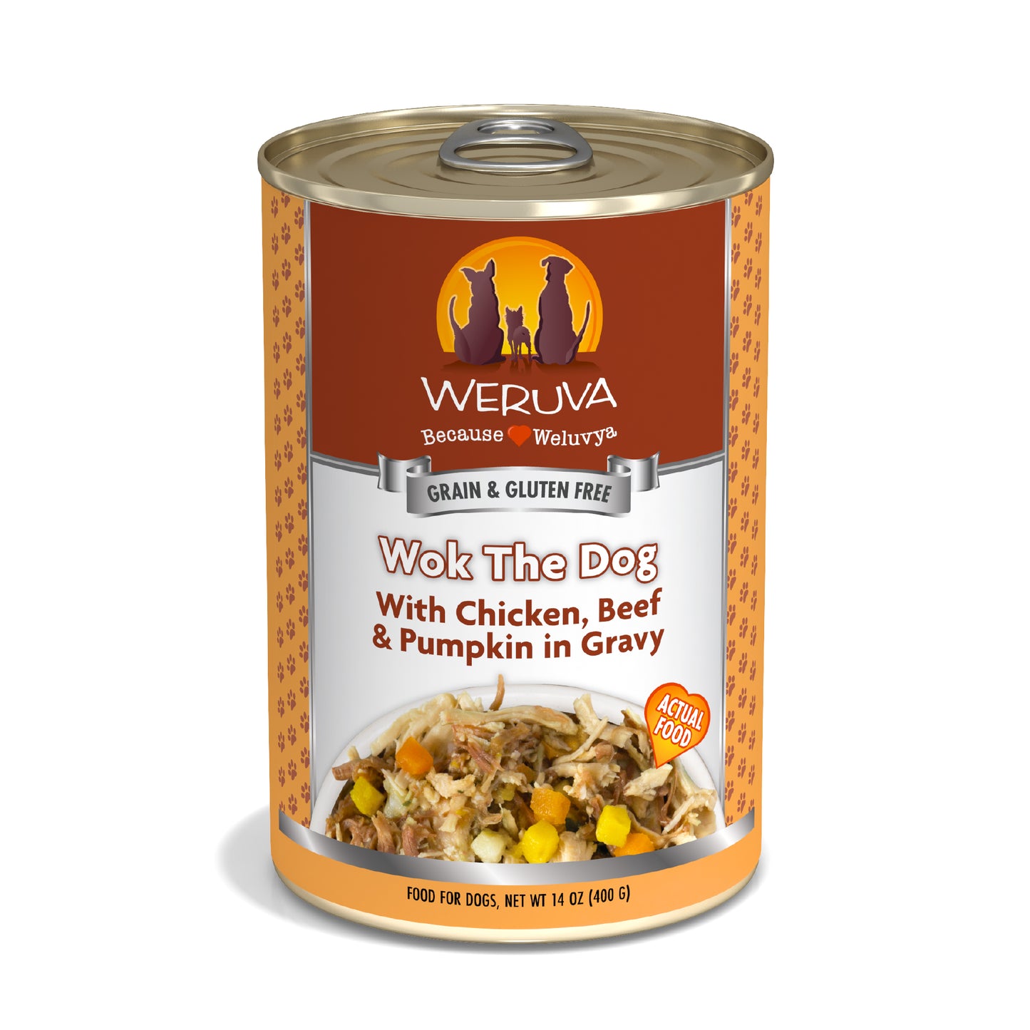 Weruva Classic Dog food 14oz Can Wok The Dog