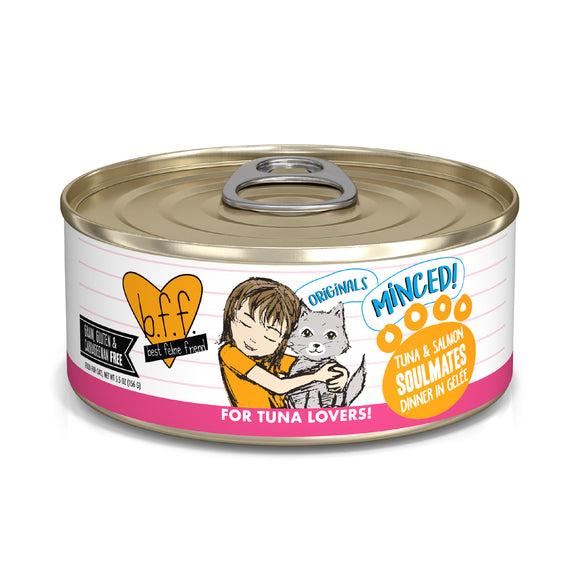 Weruva B.F.F. Originals 5.5oz Canned Cat food Tuna and Salmon Soulmates