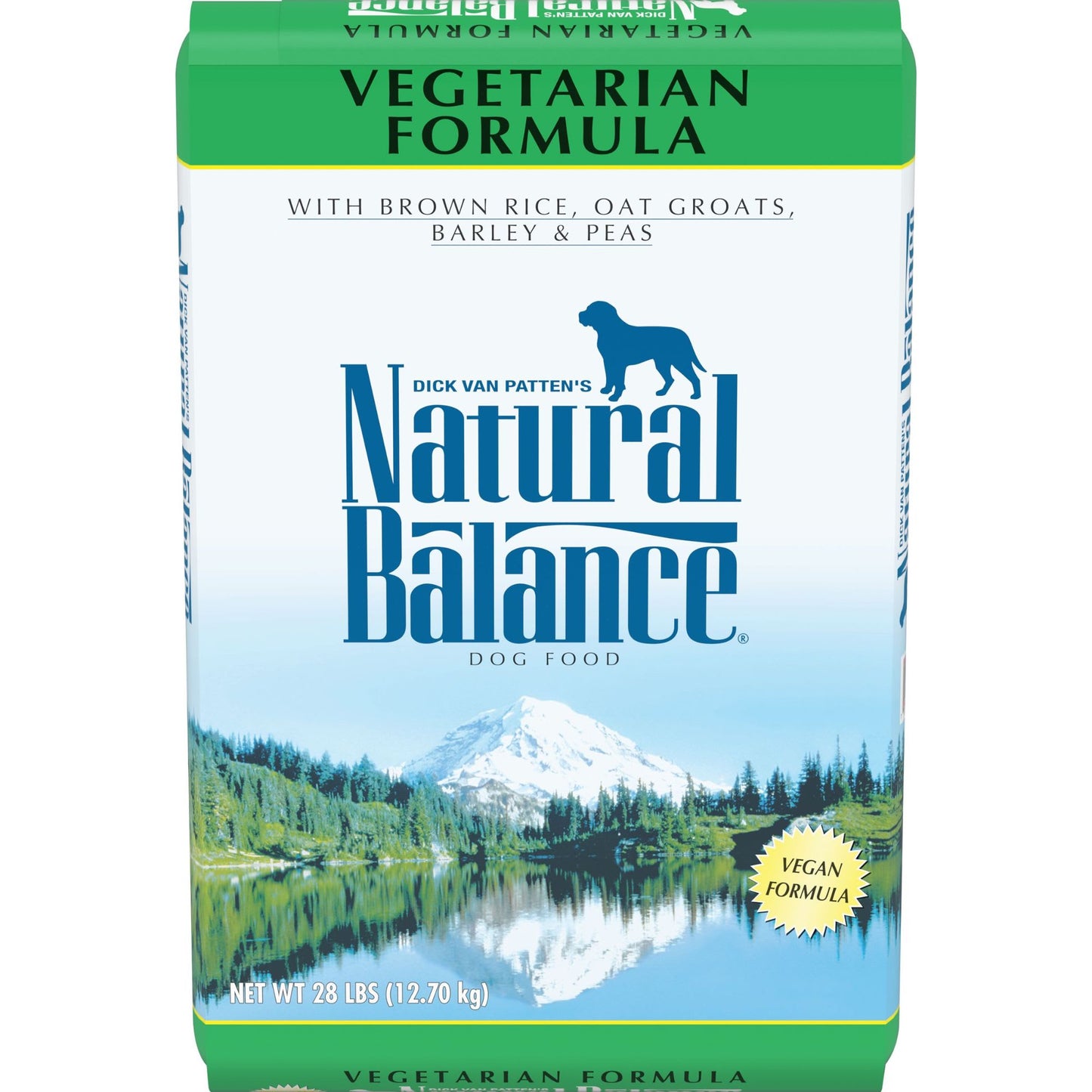 Natural Balance Brown Rice Oat Groats Barley & Peas Dry Dog Food 24 Pounds Vegetarian Vegan