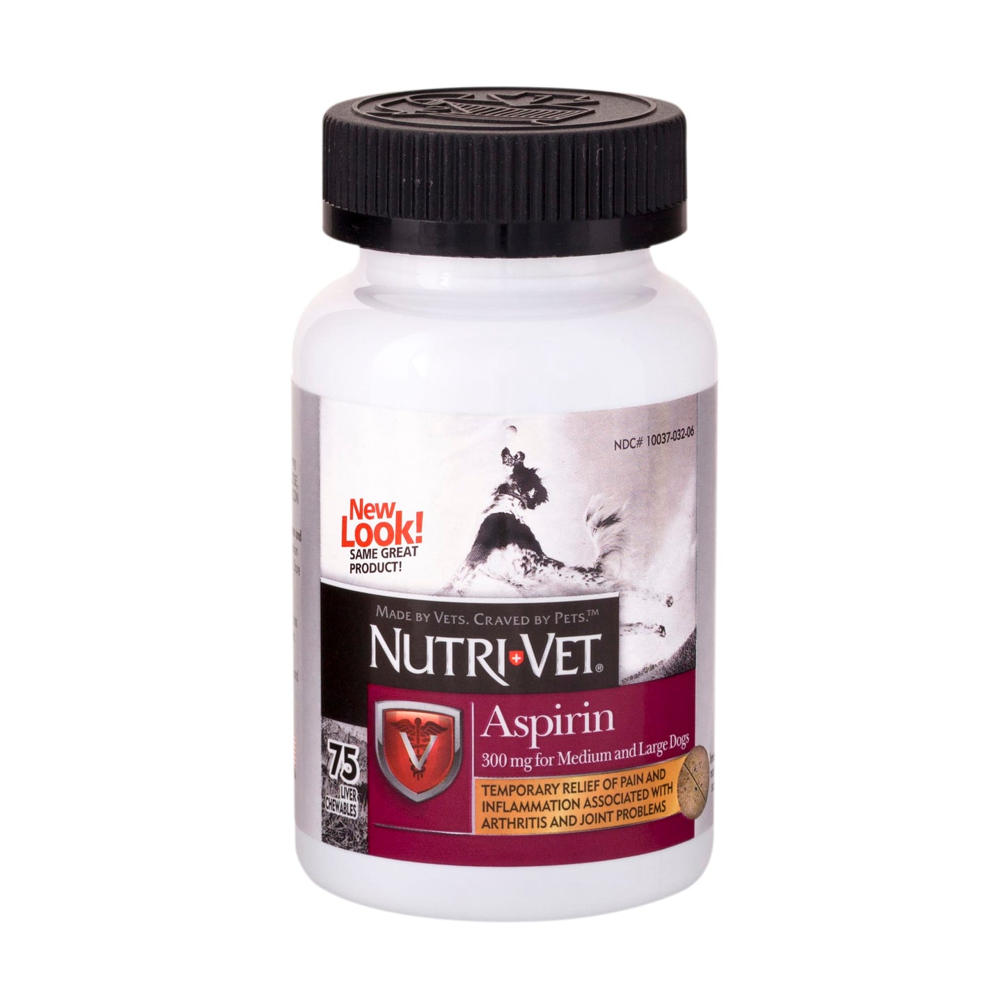 Nutri-Vet Aspirin 300 mg for Medium & Large Dogs 75 Ct