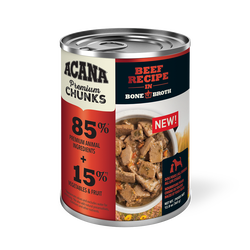 Acana Premium Chunks in Bone Broth 12.8oz Beef