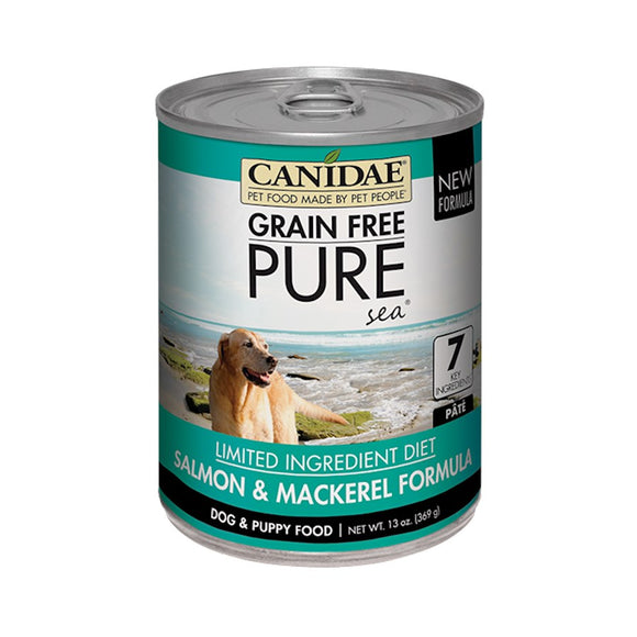 CANIDAE PURE Grain-Free Wet Dog Food Salmon & Sweet Potato  13 oz