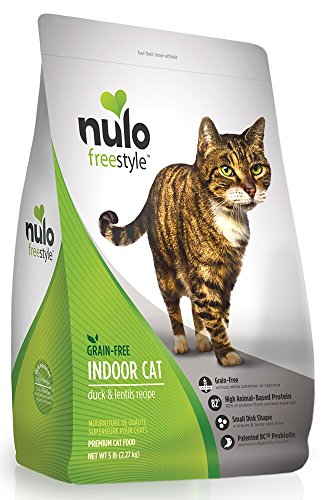 Nulo Freestyle Grain-Free Indoor Duck & Lentils Dry Cat Food, 5 Lb