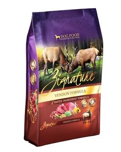Zignature Grain-Free Venison Formula Dry Dog Food 4 Lb