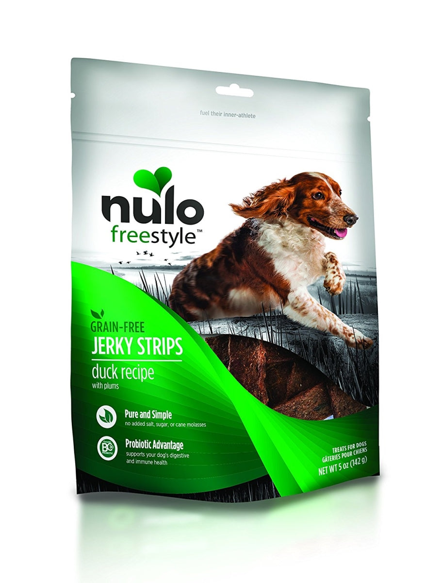 ND02127 Free Style Dog Jerky Strip Duck Palm - 5 oz