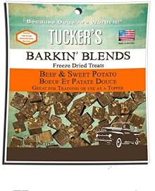 Tuckers 2.5 oz Barkin Blends Beef Liver & Sweet Potato Freeze Dried Treats