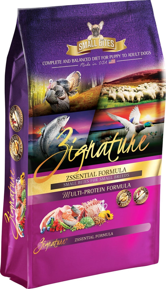 Zignature Zssential Formula Grain-Free Small Bites Dry Dog Food 12.5lb