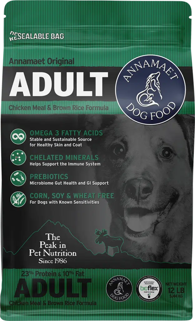 Annamaet Adult Dog Formula 23% Protein Chicken 12lb