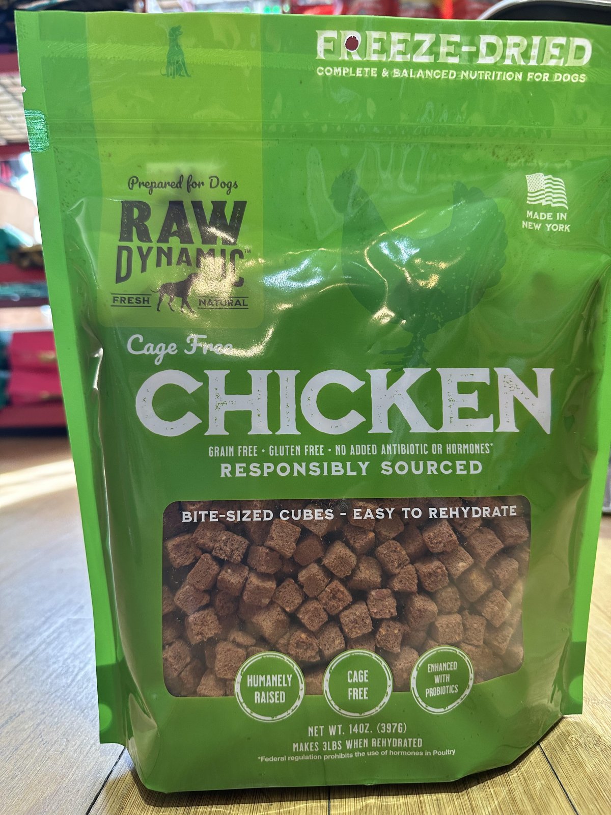 Raw Dynamic Freeze-Dried Raw Dog Food 14oz - Chicken