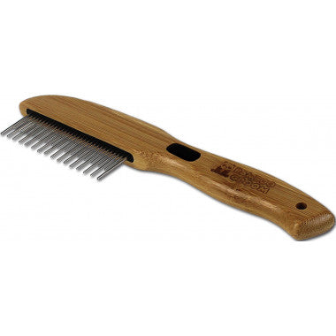 Bamboo Grooming Pet Rotating 31 Pin Comb
