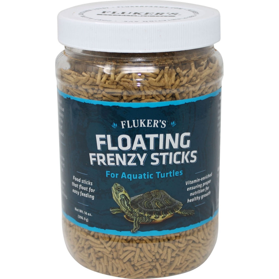 Flukers 70133 14 oz Floating Frenzy Sticks for Aquatic Turtles