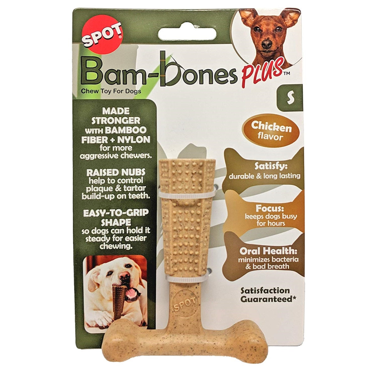 Spot Ethical Pet Dog Chew Bambone Plus Beef 4in