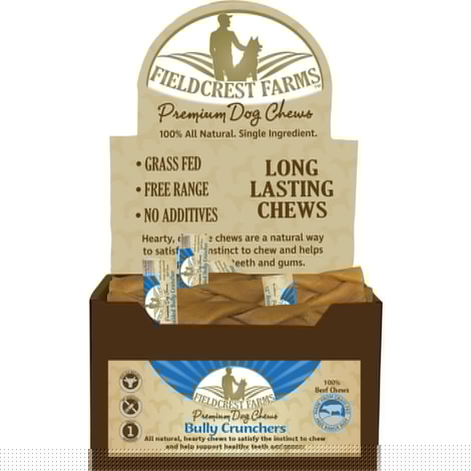 Fieldcrest Farms 12 in. Bully Crunchers Braided