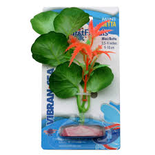 Blue Ribbon Pet Products Mini Colorburst Florals Broad Lily Leaf Silk Plant  Green