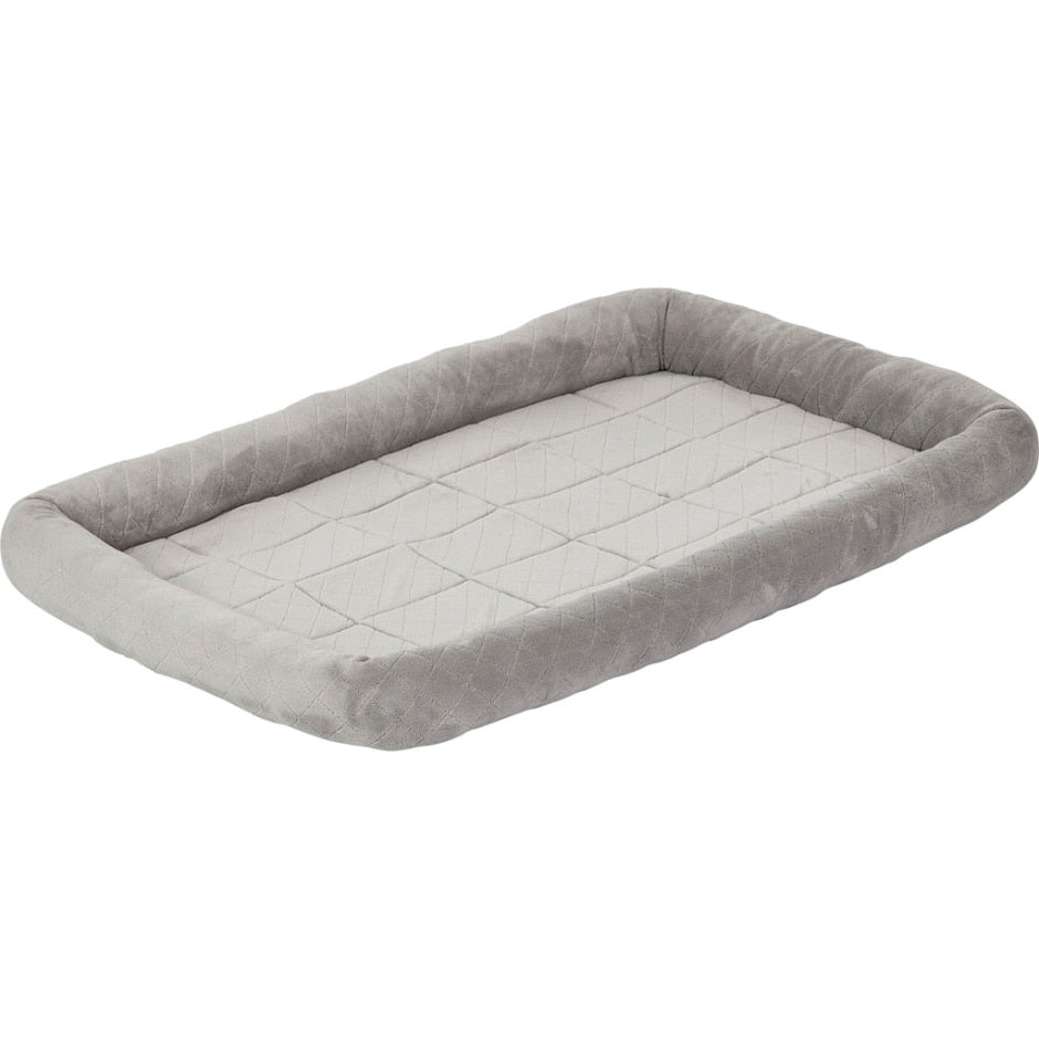 Midwest Homes for Pets 48 in. Quiet Time Diamond Stitch Bed Grey