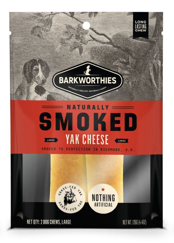 Barkworthies Smoked Yak Cheese - Large 2pk