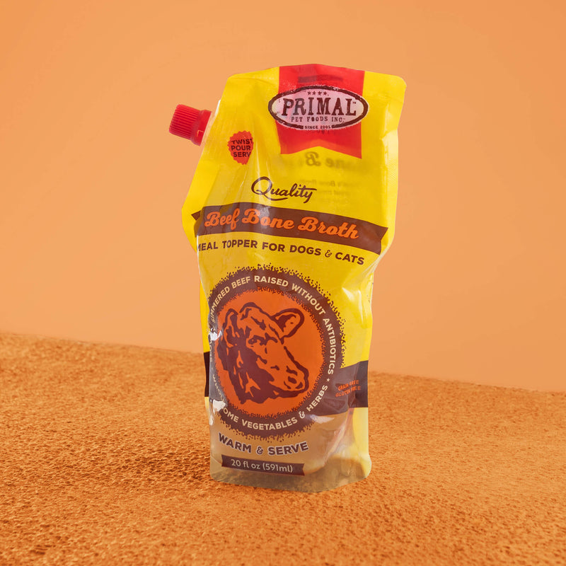 Primal Frozen Bone Broth 20oz Beef