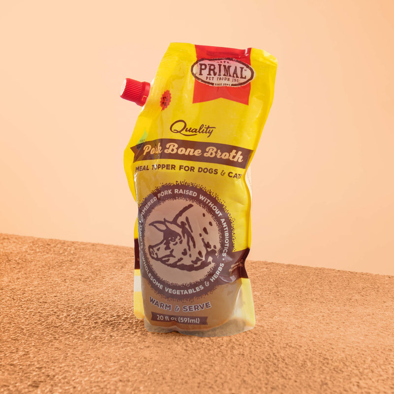 Primal Frozen Bone Broth 20oz Pork