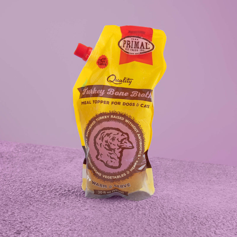 Primal Frozen Bone Broth 20oz Turkey
