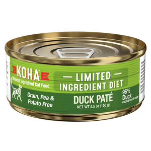 Koha Limited Ingredient Wet Cat Food 3oz Duck Pate