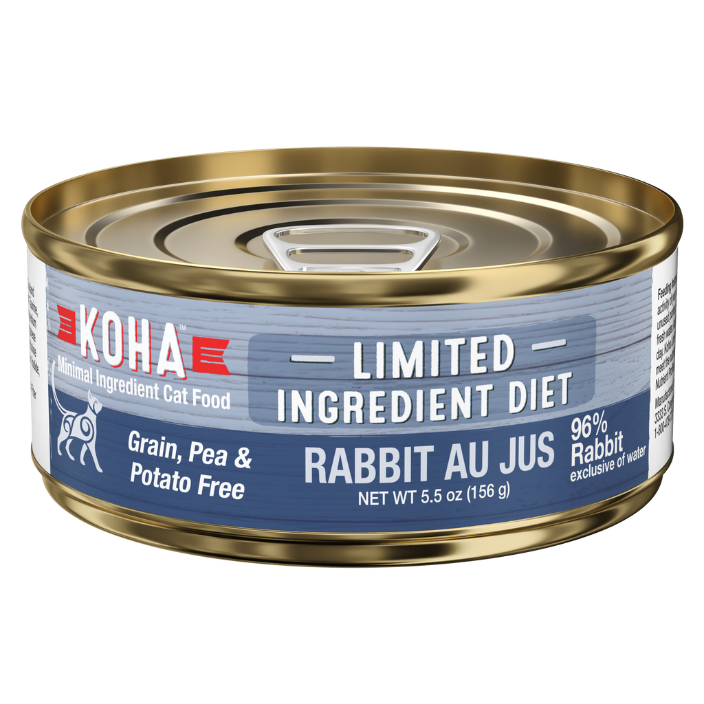 Koha Limited Ingredient Wet Cat Food 5.5oz Rabbit Pate