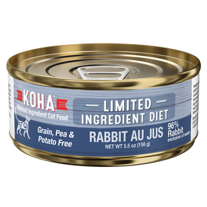 Koha Limited Ingredient Wet Cat Food 5.5oz Rabbit Pate
