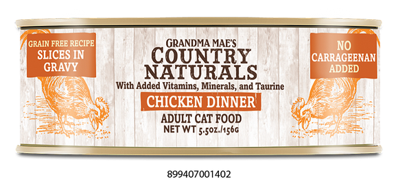 Gramma Mae's Grain Free 5.5 Oz Chicken Dinner