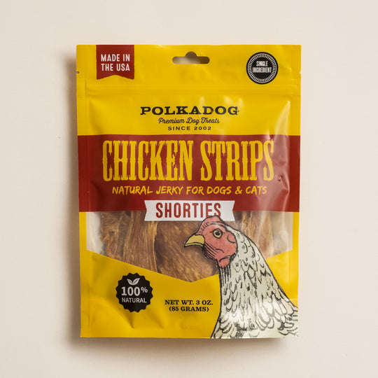 Polkadog Shicken Strip Shorties 3oz