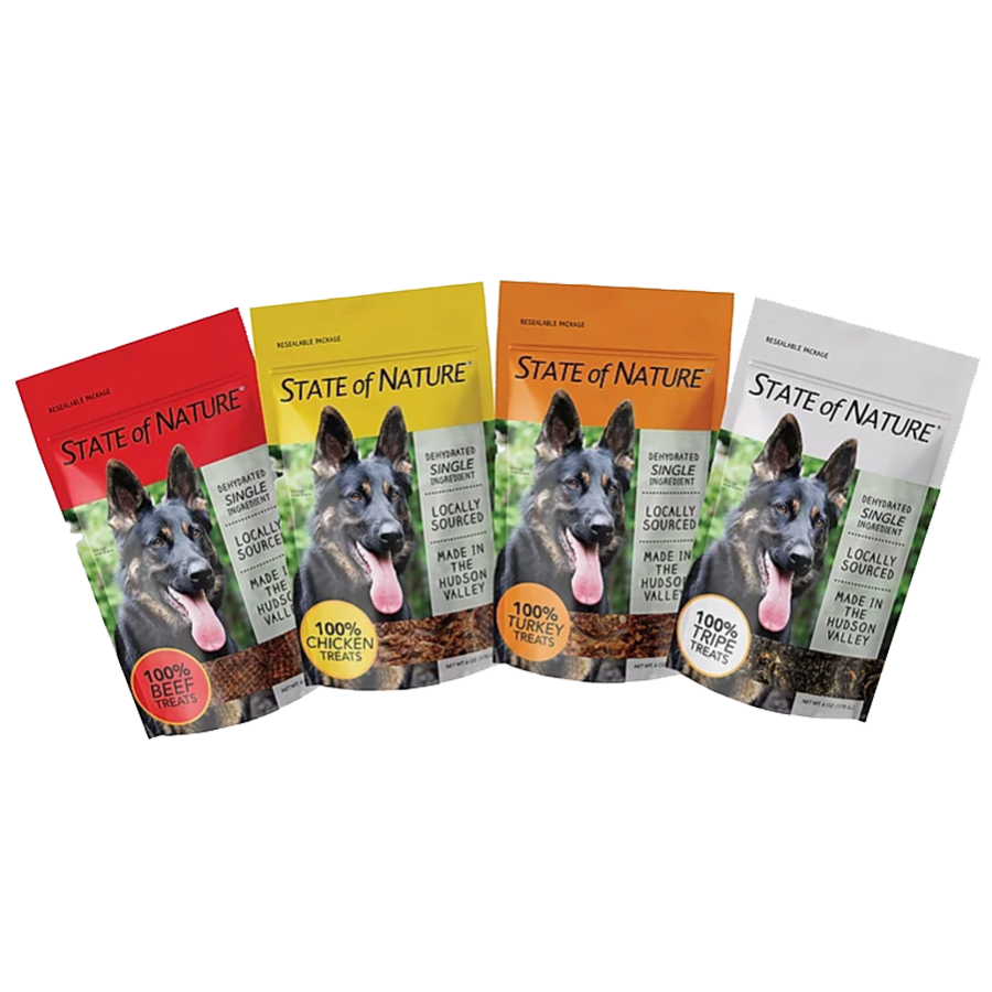 Sirius State of Nature Dehydrated Pure Protein Dog and Cat Treats 6oz Fish