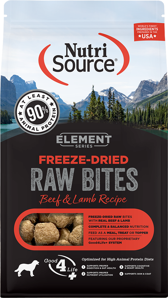 NutriSource Element Series Freeze-Dried Beef & Lamb Recipe 2.5 oz