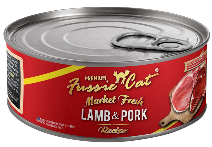 Fussie Cat Market Fresh Turkey Guinefowl Can Cat Food 5.5oz