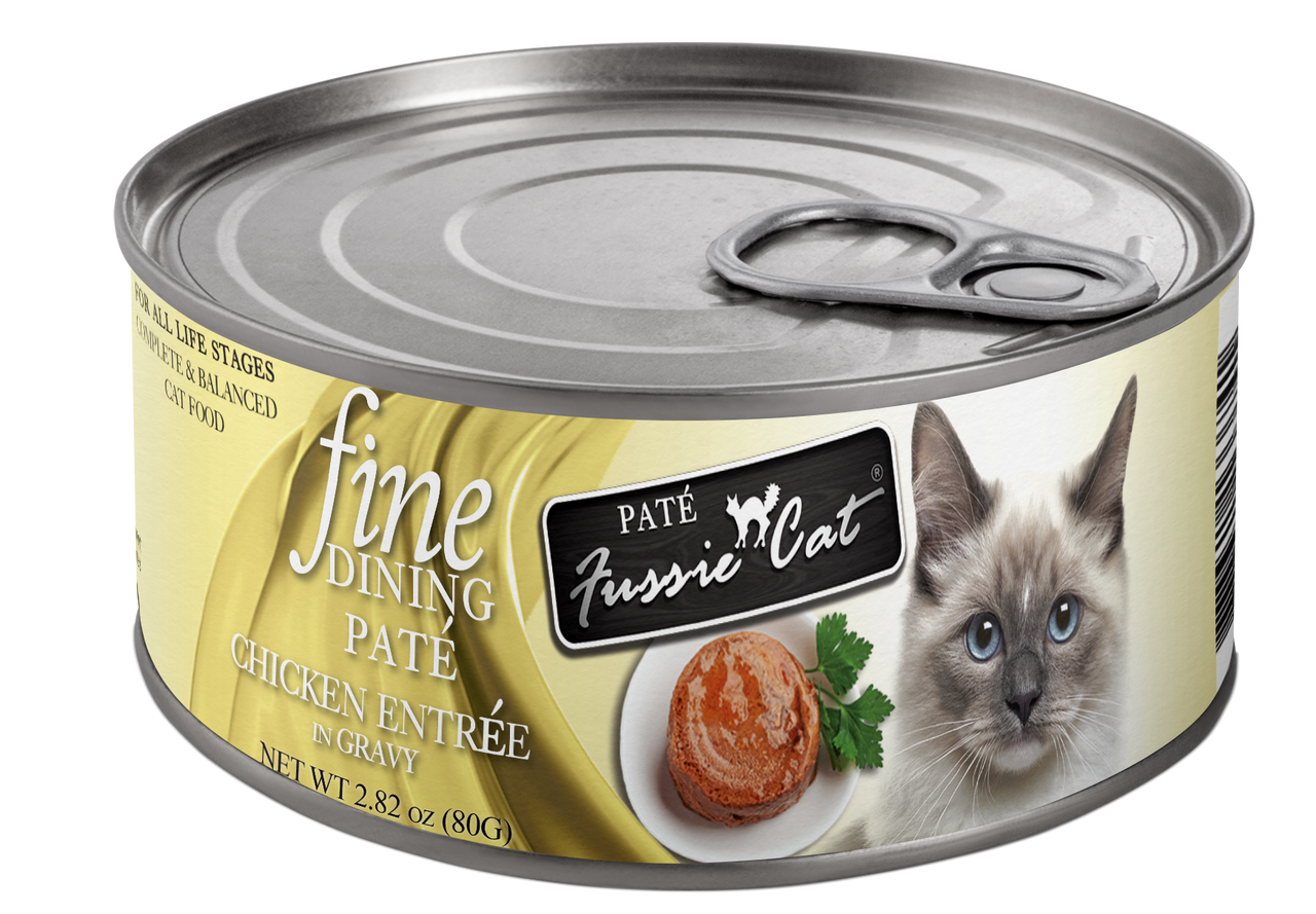 Fussie Cat Fine Dining Pate Chicken Entrée 2.82oz