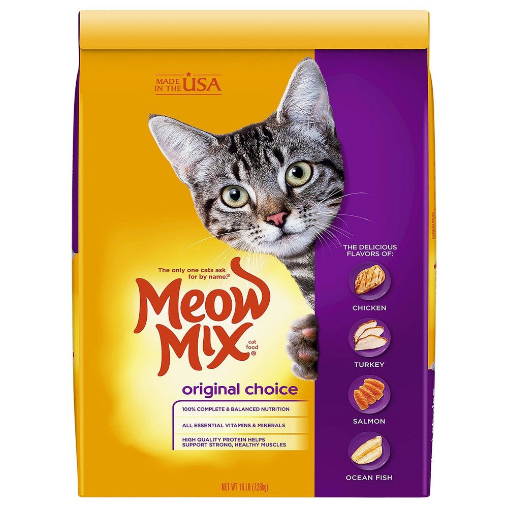 Meow Mix Original Choice Dry Cat Food 16lb