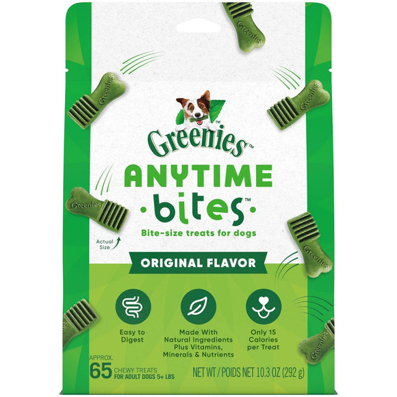 Greenies Anytime Bites Original Chicken Flavor Dental Dog Treats - 10.3oz