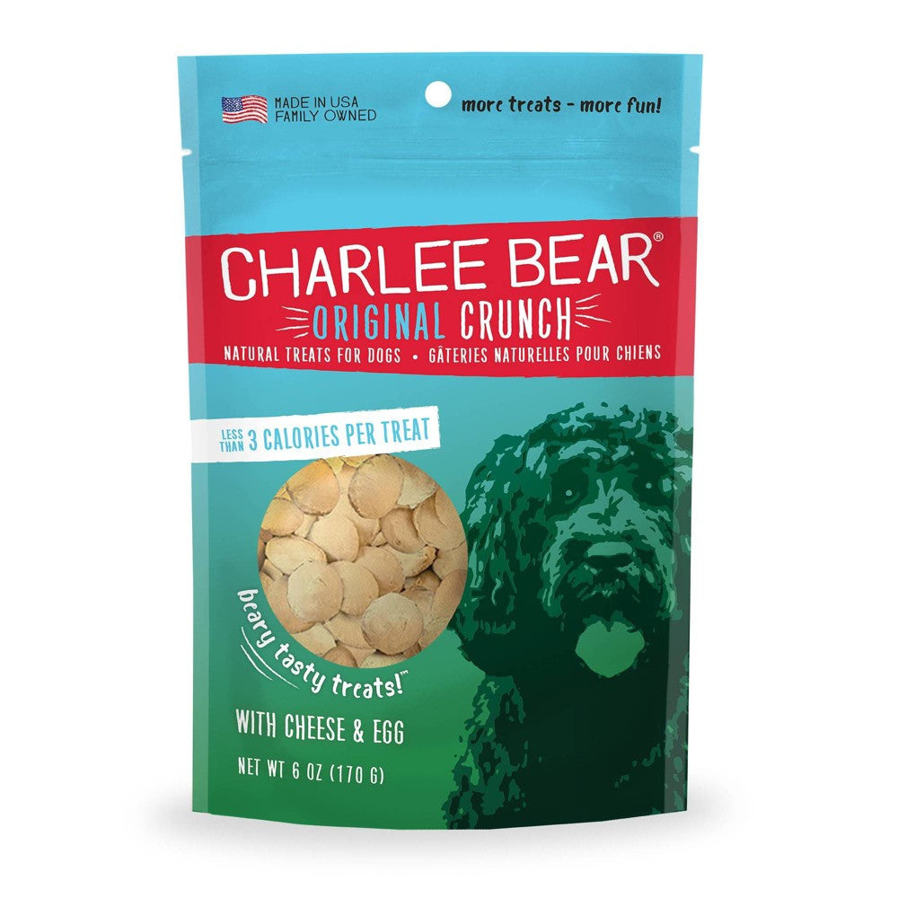Charlee Bear Cheese and Egg Flavor Dog Treats 6oz