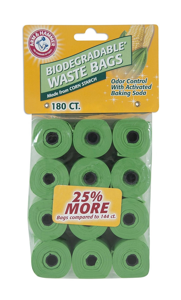 Arm & Hammer 40% Corn Starch Dog Waste Bag Refills 180 Count