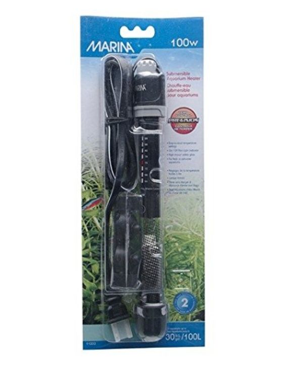 Marina Submersible Aquarium Heater 8.5-Inch 100-Watt