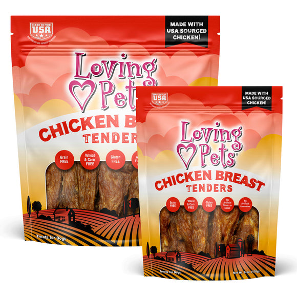 Loving Pets Chicken Breast Tenders for Dogs 6oz