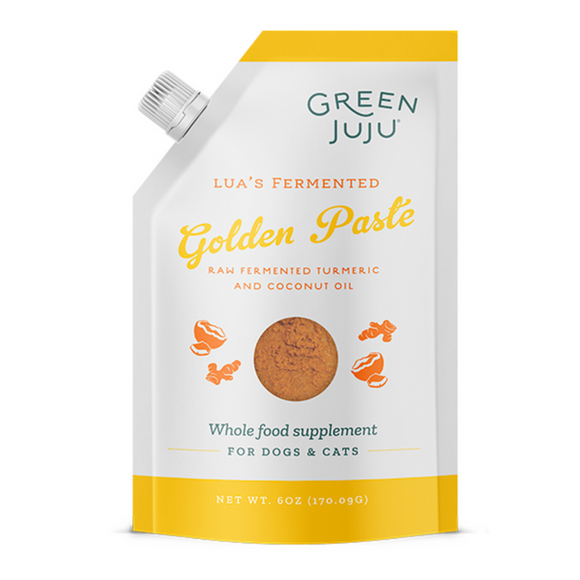 Green Juju Frozen whole Food Suppliment for dogs 6oz Golden Paste Coconut Oil