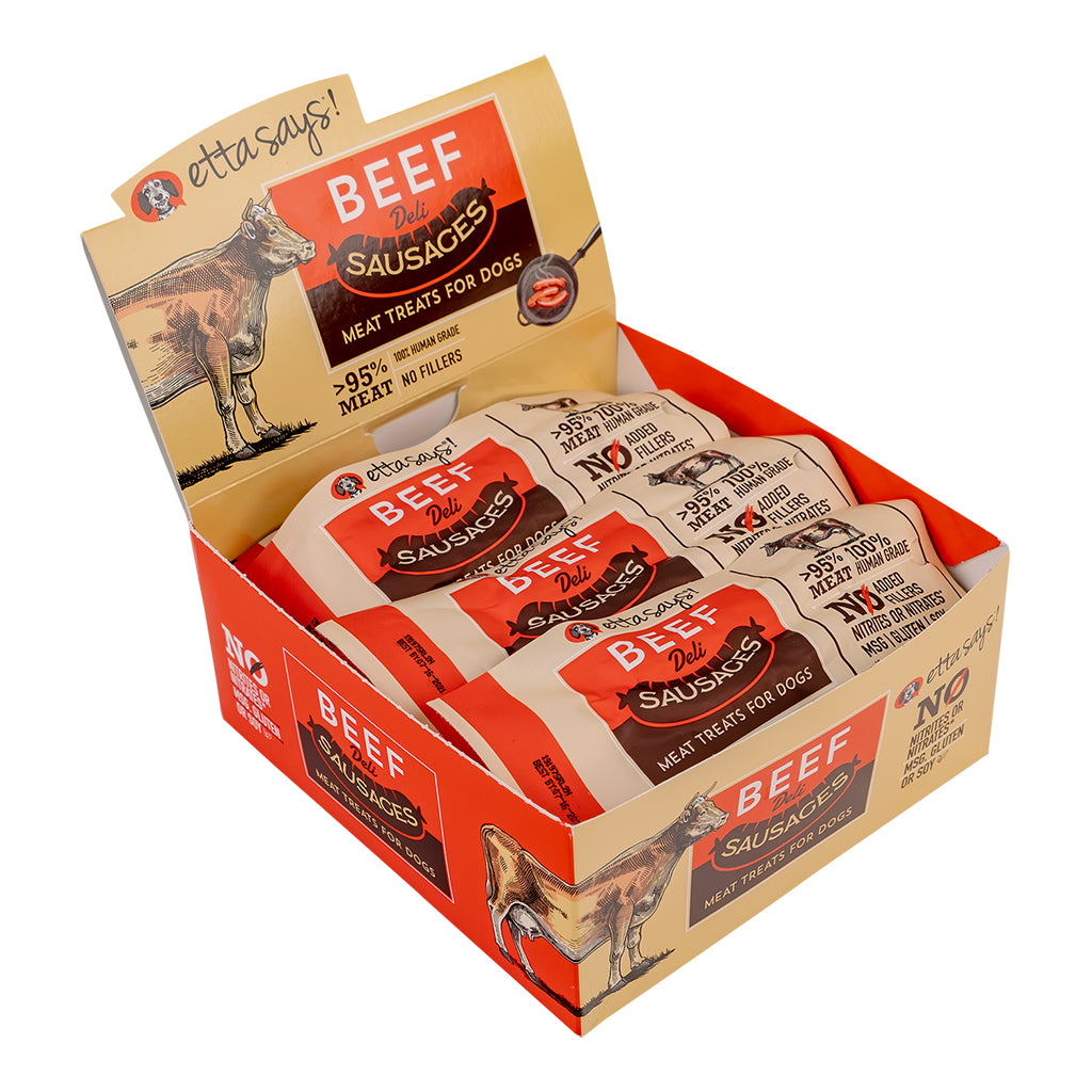 Etta Says 856595005247 1.25 oz Dog Sausage Link Beef