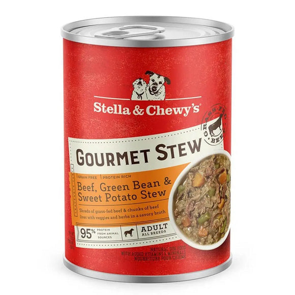 Stella and Chewy's 12.5 oz Gourmet Stew Beef Green Bean & Sweet Potato Dog Food