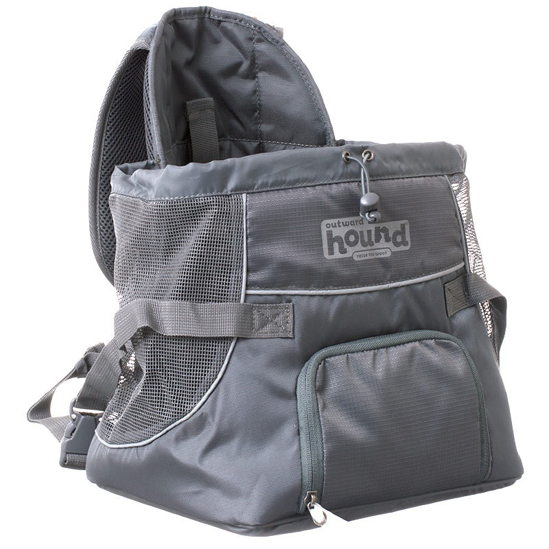 Outward Hound PoochPouch Dog Front Carrier Grey Medium