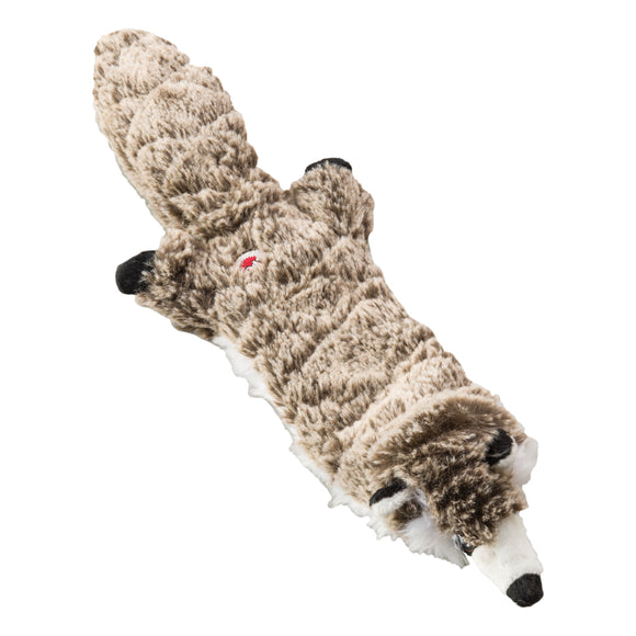 SPOT Mini Skinneeez Extreme Quilted Raccoon 14  Dog Toy