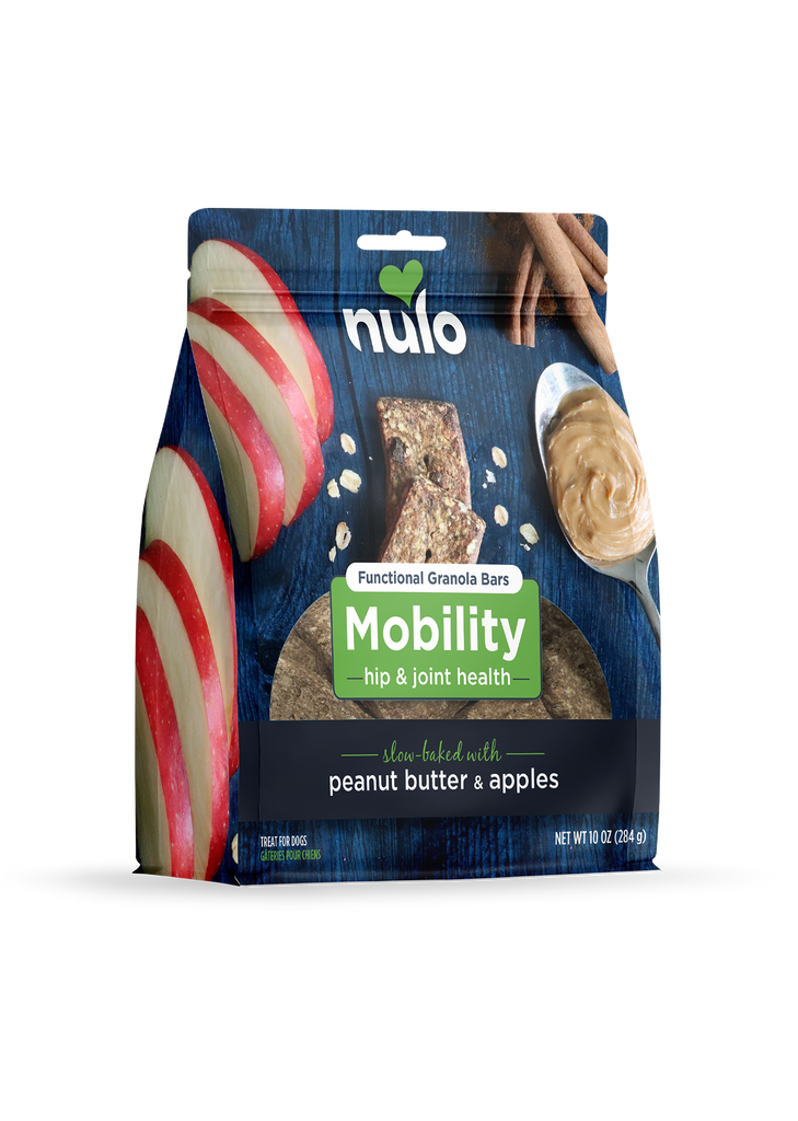 Nulo Dog Granola Bars 10oz Peanut Putter Apple