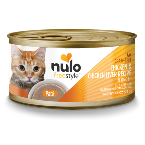 Nulo Freestyle 2.8oz Cat Food Pate Chicken and Chicken Liver