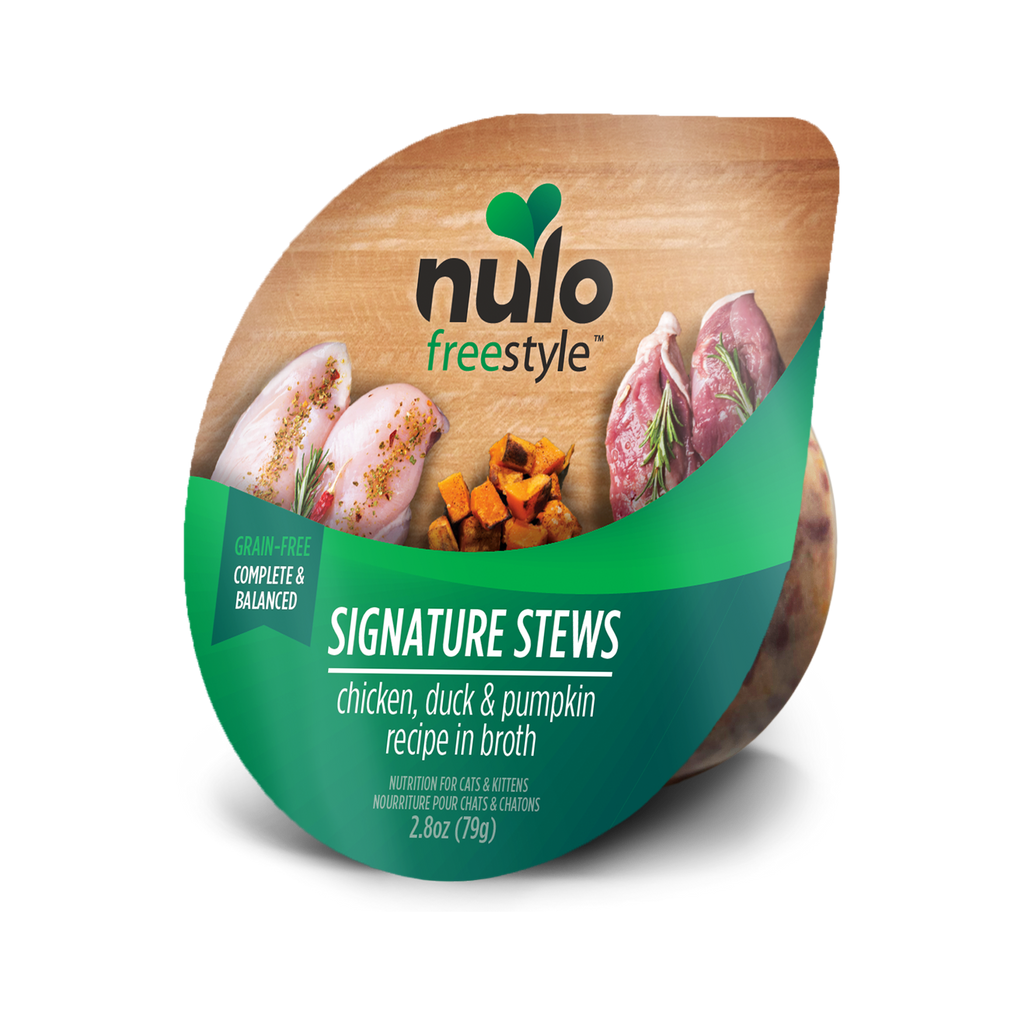 Nulo Freestyle 2.8oz Cat Food Stew Chicken Duck and Pumpkin