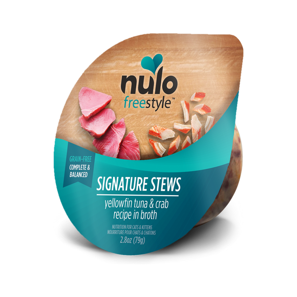 Nulo Freestyle 2.8oz Cat Food Stew Tuna and Crab