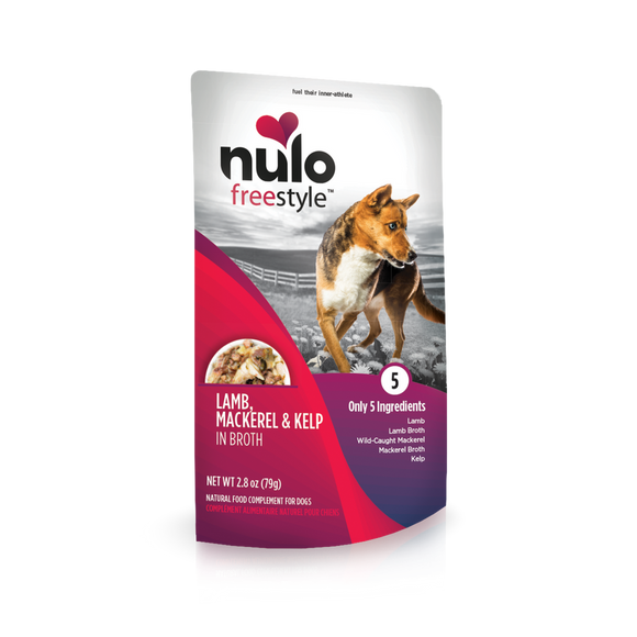Nulo Freestyle Grain Free Dog Food Pouch 2.8oz Lamb Saba